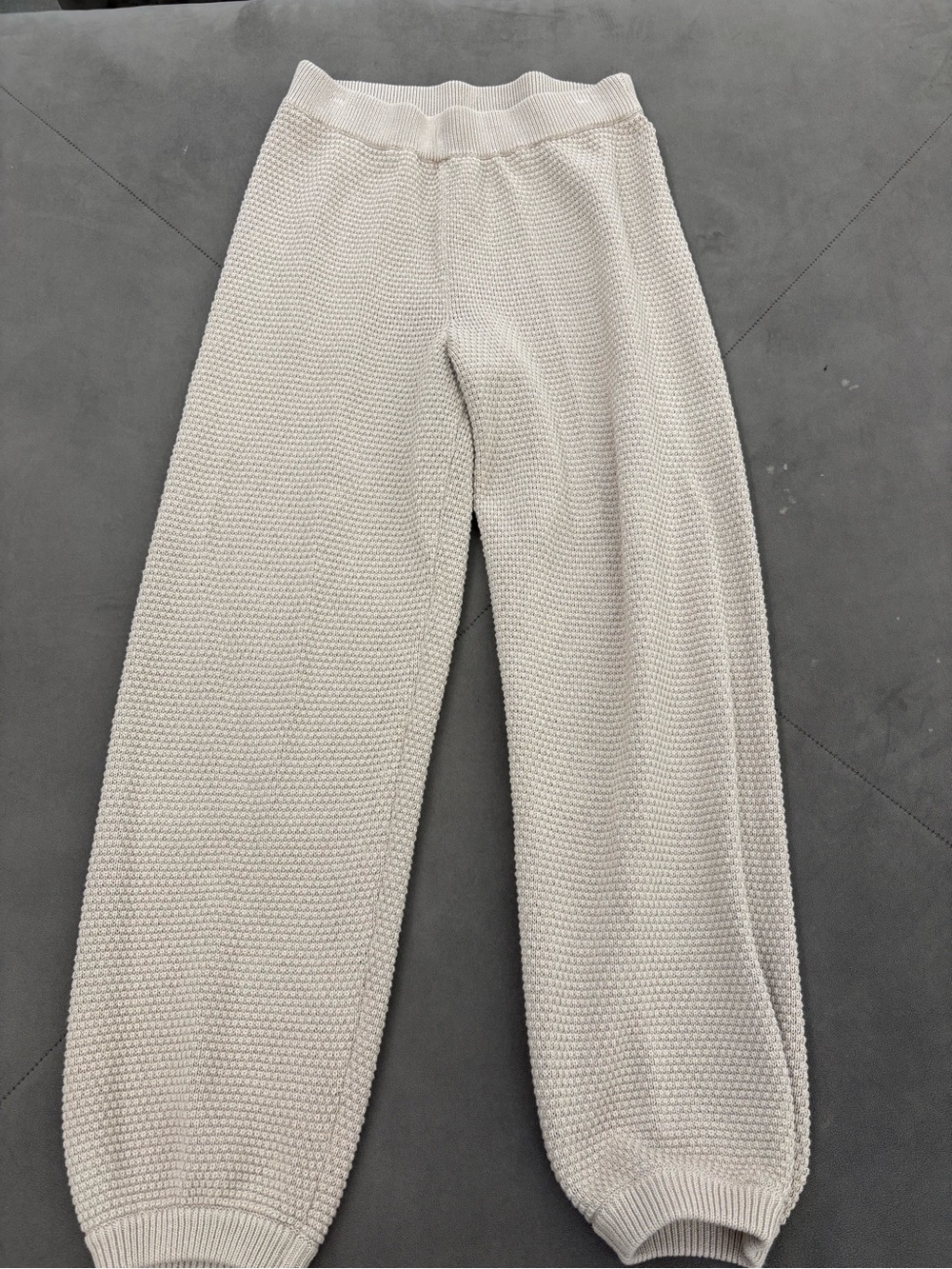 Free People Hallie sweater Cozy Cream Knit Lounge Pants